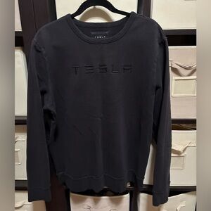 Tesla elon musk black car automobile Crewneck size xl womens